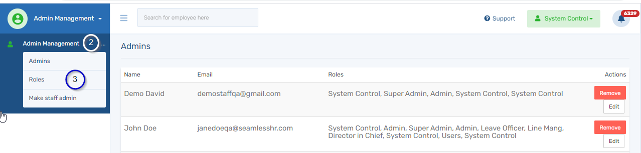 Edit Manager System Admin How to Create/Edit a System Admin