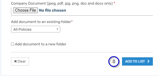 How to create a company document.