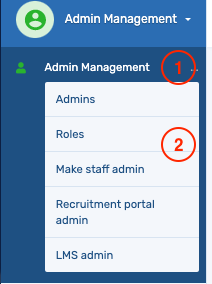 How to edit an Admin Roles on the system
