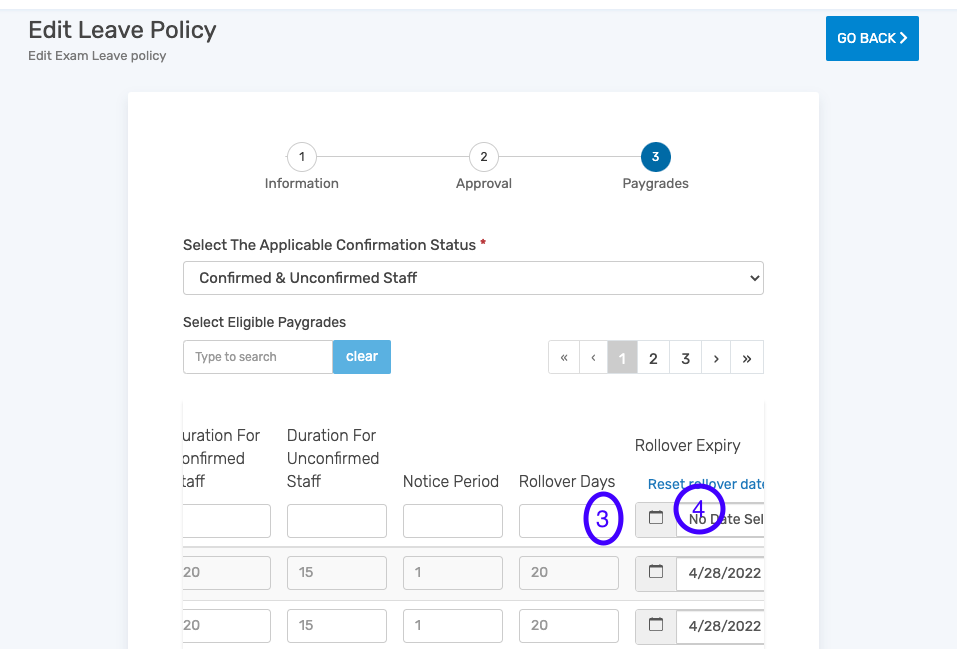 How To Set Up Leave Roll-Over Days