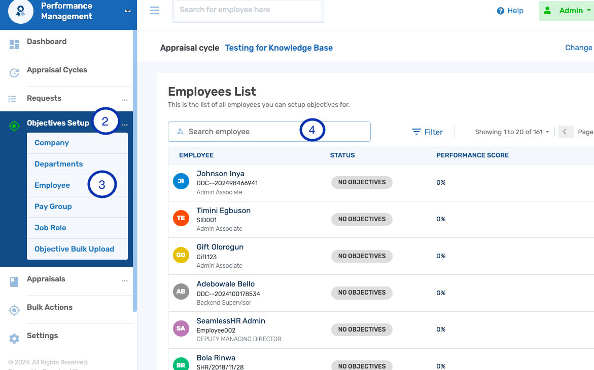 How An Admin Can Bulk Upload Objectives For Employees