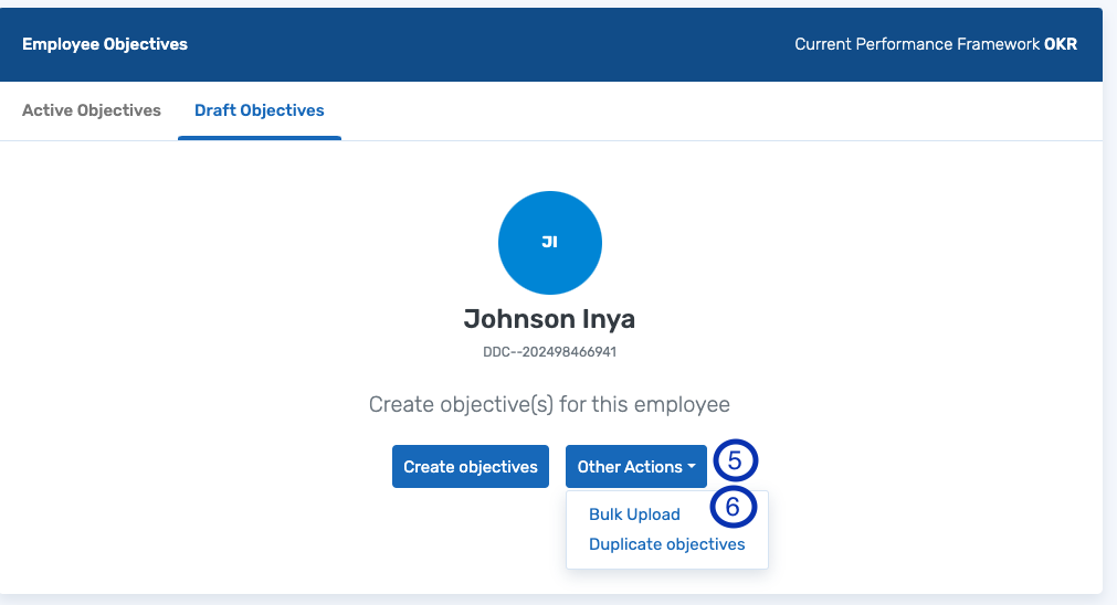 How An Admin Can Bulk Upload Objectives For Employees