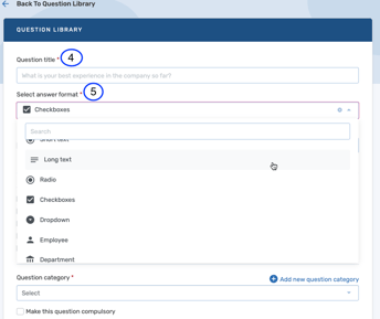 How To Create Questions In The Question Library