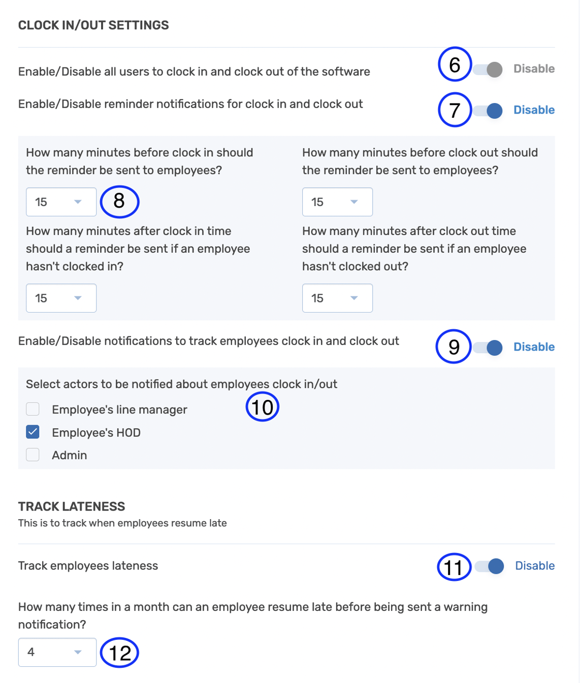 How to Setup the time and attendance module.
