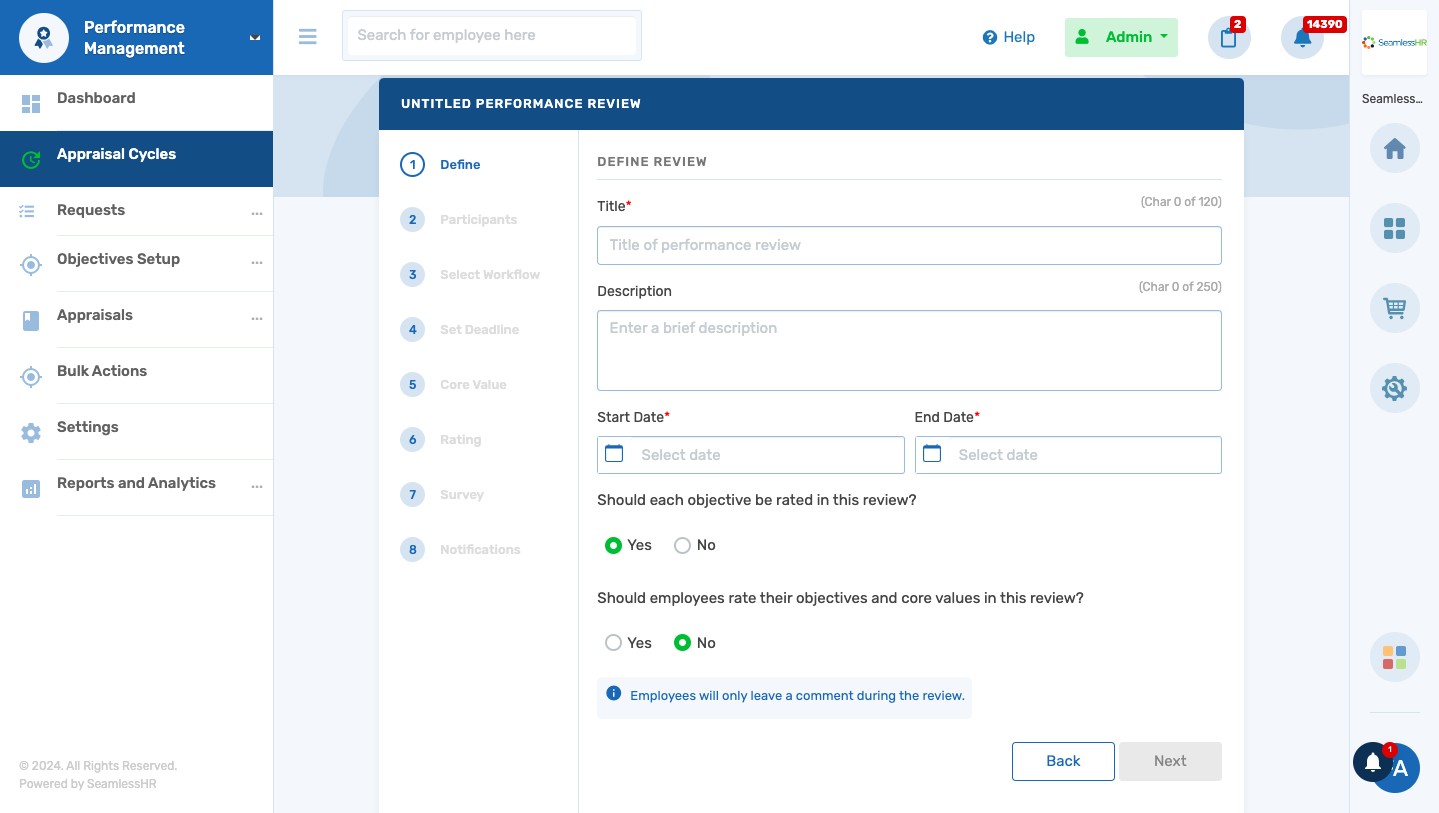 Up Performance How To Set Up Performance Review