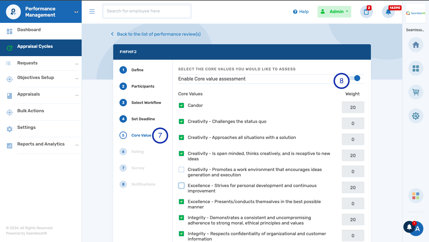 How To Set Up Performance Review