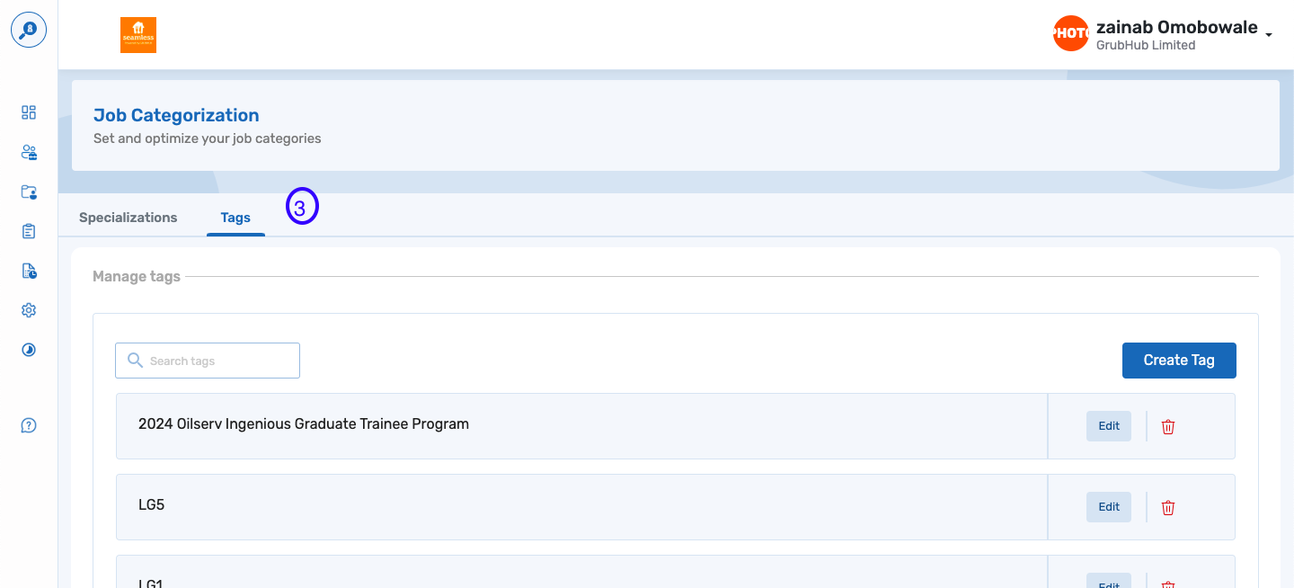 How To Create/Manage Job Tags On SeamlessHiring