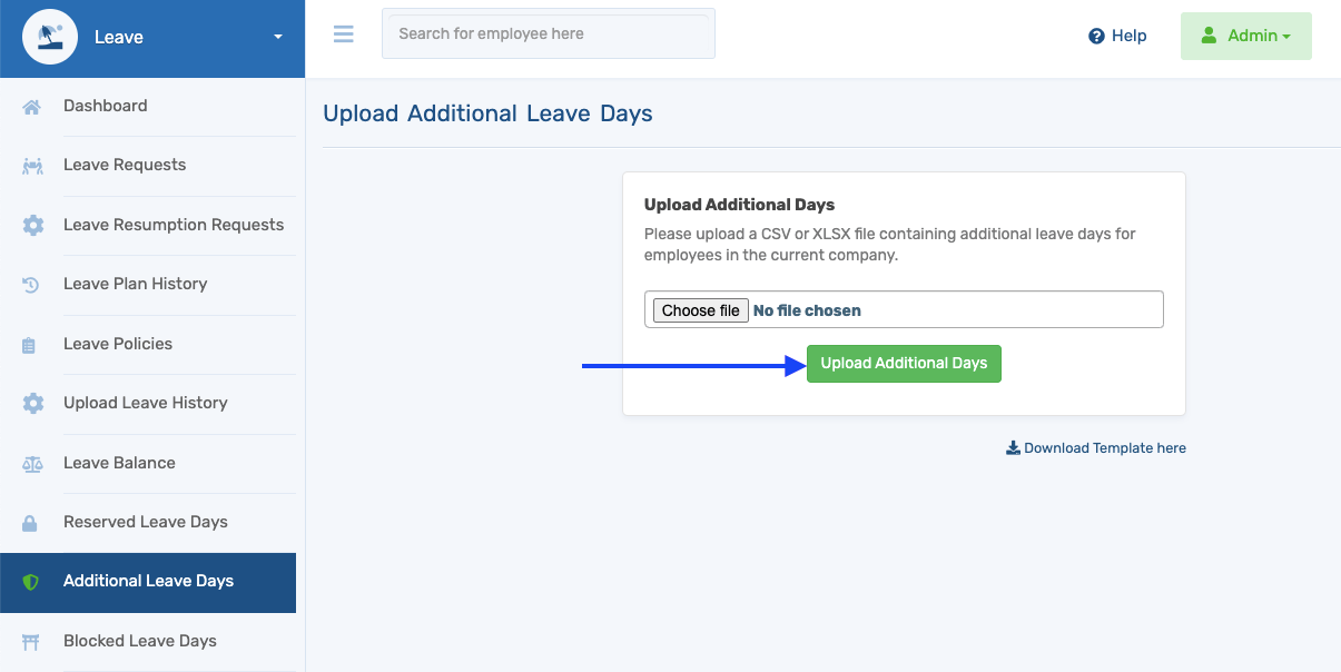 How To Bulk Add Additional And Negative Additional Leave Days