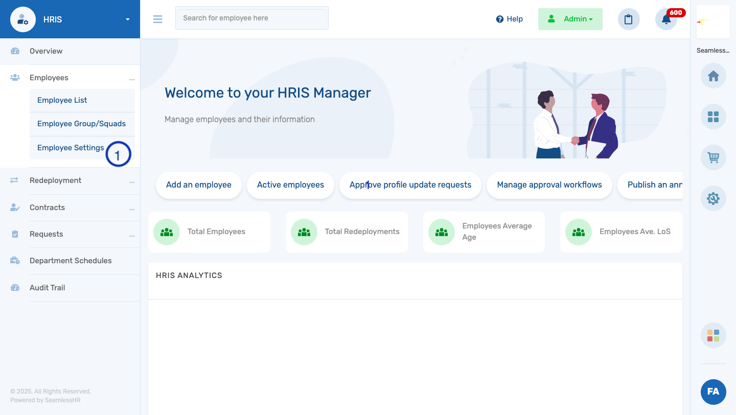 How to Update Employee Documents Setup