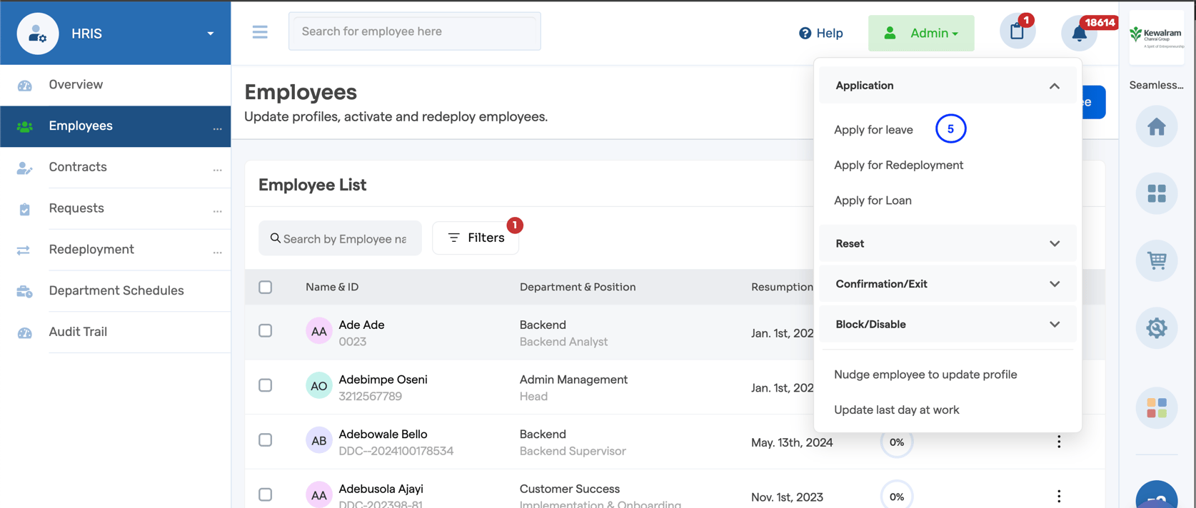 How Admins Can Apply For Leave On-behalf Of An Employee